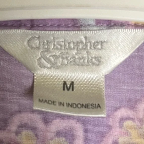 CHRISTOPHER & BANKS Floral Button Down Shirt - Picture 11 of 11